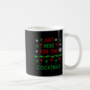 Caneca De Café Apenas Aqui Pelo Natal das Caudas Boozy Xmas Féria
