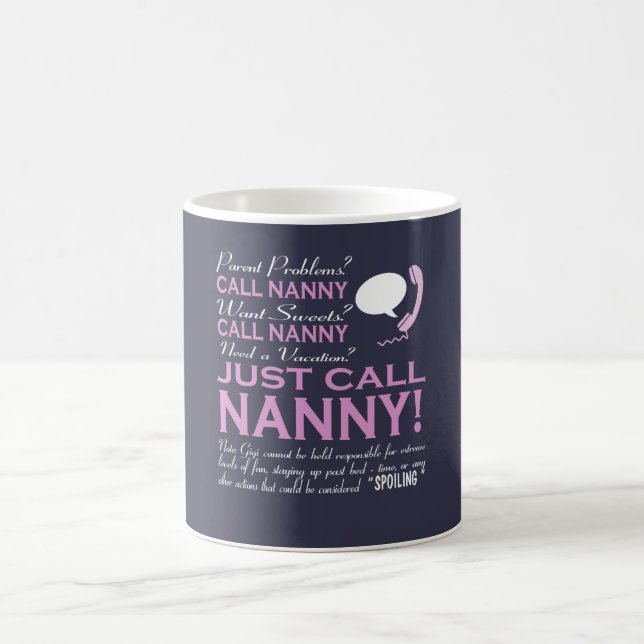 Caneca De Café Apenas baby-sitter da chamada! (Centro)