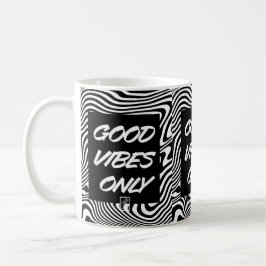 Caneca De Café Apenas Boas Vibrações. Caneca.
