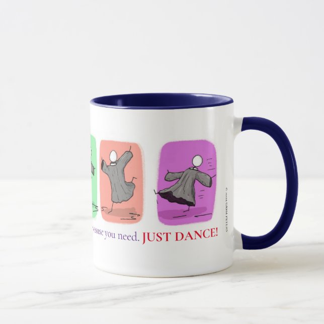 Caneca de café "Apenas dança" 11oz (Direita)
