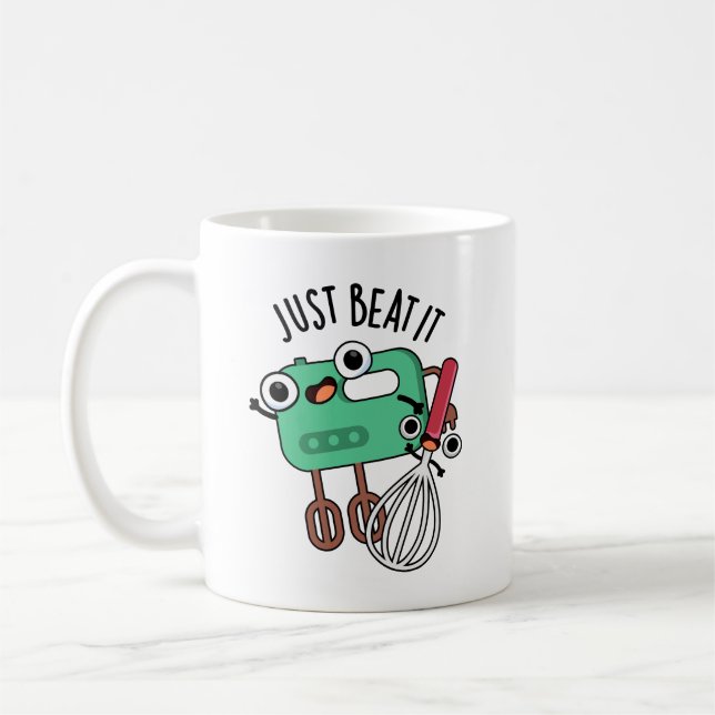Caneca De Café Apenas Derrote-o Piada de Culária Divertida  (Esquerda)