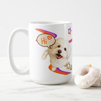 Caneca De Café Apenas Dizendo "Oi"