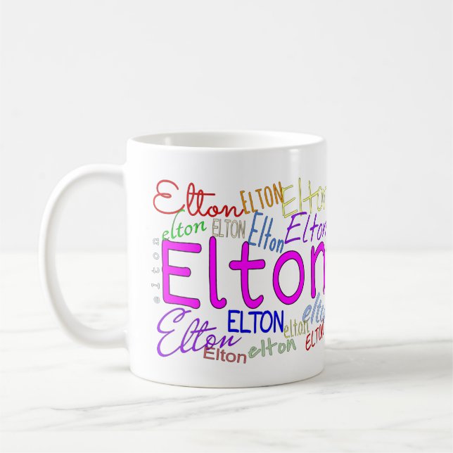 Caneca De Café Apenas Elton (Esquerda)