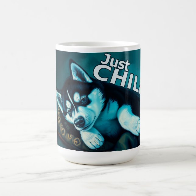 Caneca De Café Apenas Enche O Rouco Puppy (Centro)