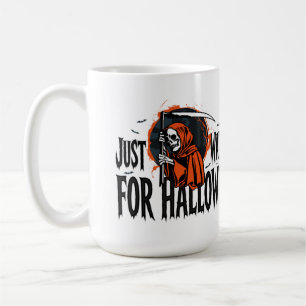CANECA DE CAFÉ APENAS ESPERANDO O HALLOWEEN
