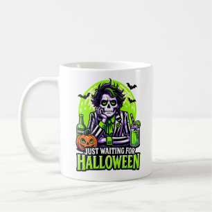 Caneca De Café Apenas Esperando pelo Halloween – Temporada Assust