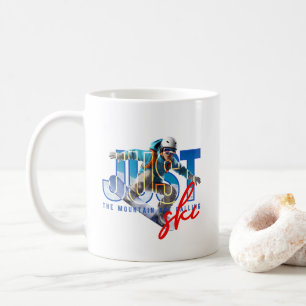 Caneca De Café Apenas esqui   11# Mug Clássico