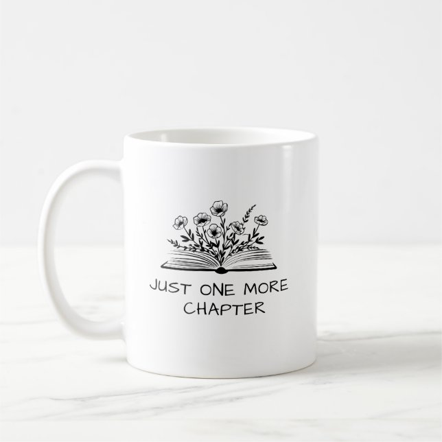 Caneca De Café Apenas Mais Um Capítulo – Citação de Leitura para  (Esquerda)