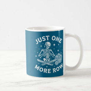 Caneca De Café Apenas Mais Uma Fileira Crochê Esqueleto Crochê Di
