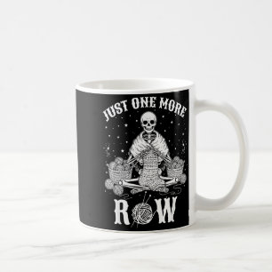 Caneca De Café Apenas Mais Uma Fileira Crochê Esqueleto Crochê Tr