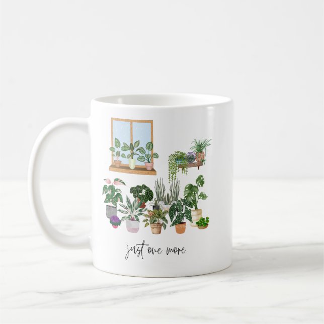 Caneca De Café Apenas Mais Uma Planta (Esquerda)