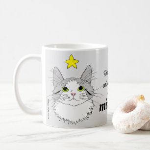 Caneca De Café Apenas Milagres Gizmo Ragdoll Cat Inspiracional