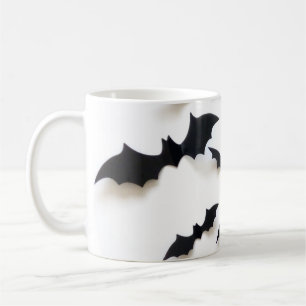 Caneca De Café Apenas morcegos para o Halloween.