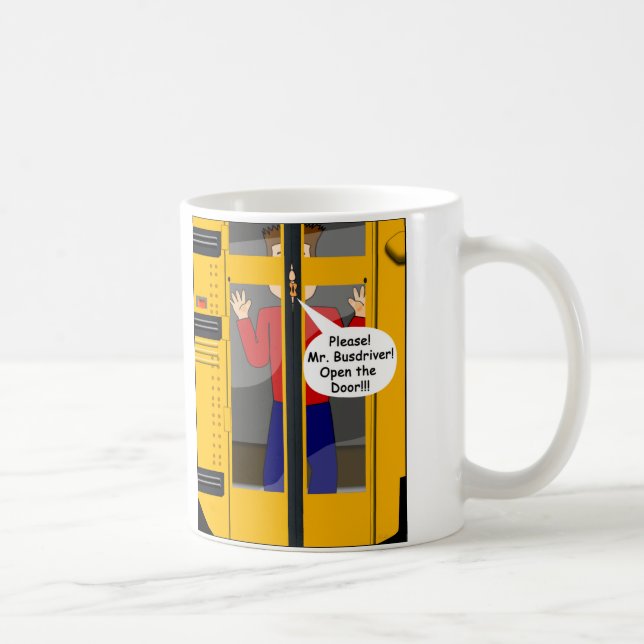 Caneca De Café Apenas o que um condutor de autocarro precisa de (Direita)