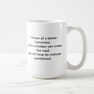Caneca De Café apenas para o divertimento eu sonho