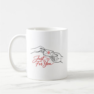Caneca De Café Apenas para Você – Carta de Amor Romântica