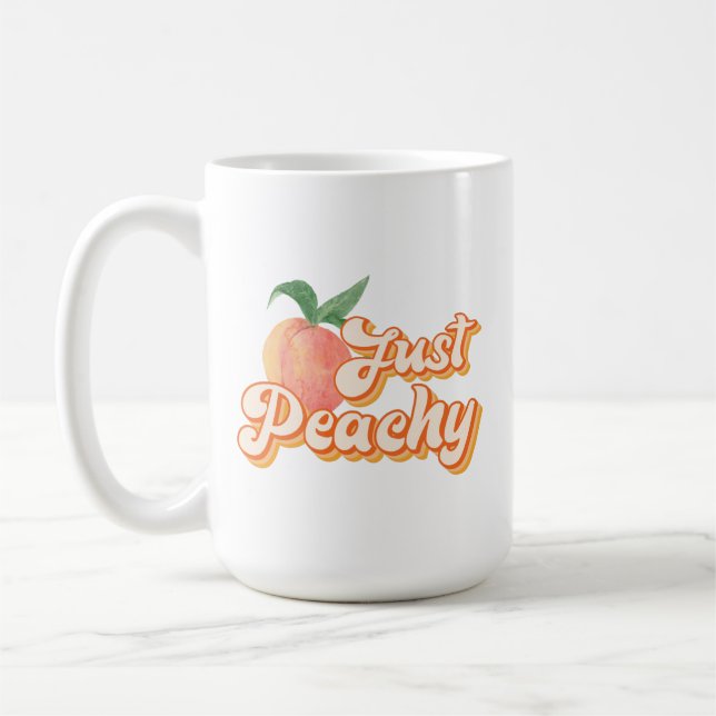 Caneca De Café Apenas Peachy (Esquerda)