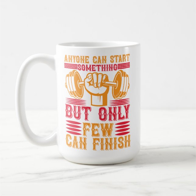 Caneca De Café Apenas Poucos Conseguem Terminar a Academia - Halt (Esquerda)
