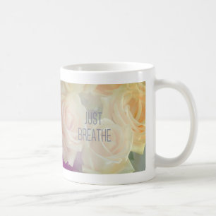 Caneca De Café Apenas Respire - Rosa Mug