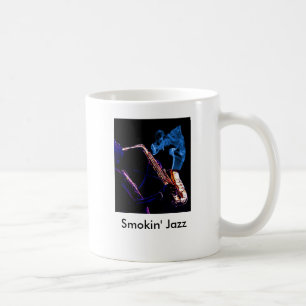 Caneca De Café Apenas Smokin Jazz-colhido, jazz de Smokin
