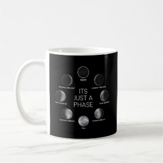 Caneca De Café Apenas Um Espaço Lunar Da Lua De Fase