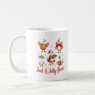 Caneca De Café Apenas um ganso alegre Citação engraçada de gansos