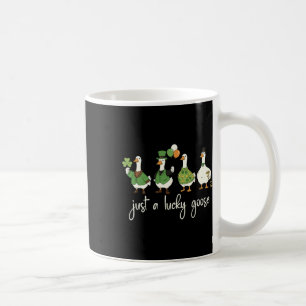 Caneca De Café Apenas Um Ganso Sortudo Leprechaun Irlandês Engraç