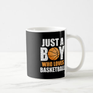 Caneca De Café Apenas Um Menino Que Ama O Basquete