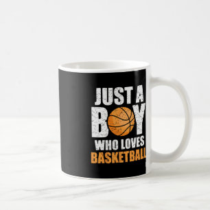 Caneca De Café Apenas Um Menino Que Ama O Basquete 1