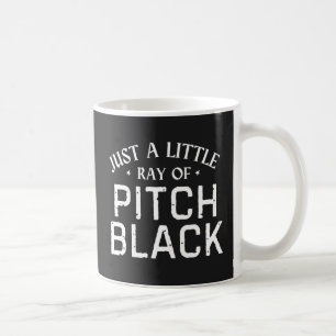 Caneca De Café Apenas Um Pequeno Raio De Preto Grande