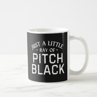 Caneca De Café Apenas Um Pequeno Raio De Preto Grande