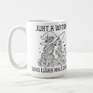 Caneca De Café Apenas uma Bruxa Que Ama o Halloween
