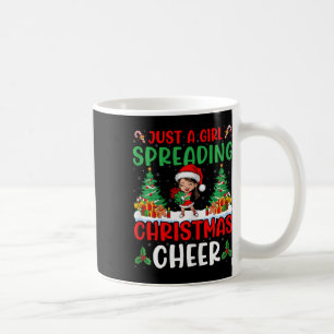 Caneca De Café Apenas Uma Garota Espalhando Alegria Natalina Chee