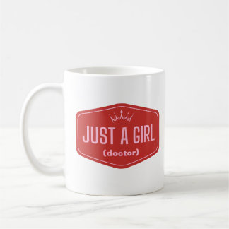 Caneca De Café Apenas uma garota - preencher o vazio - Feminista