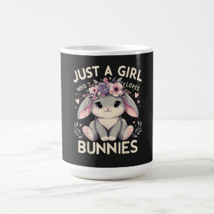 Caneca De Café Apenas Uma Garota Que Ama Coelhinhos