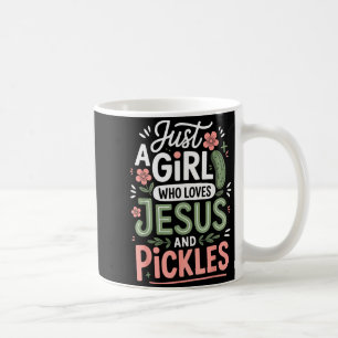 Caneca De Café Apenas Uma Garota Que Ama Jesus E Ckles