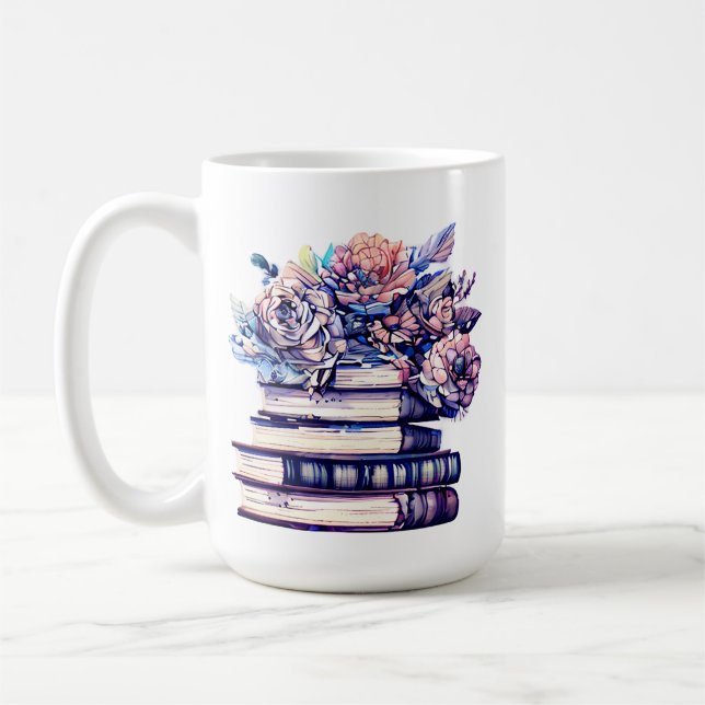 Caneca De Café Apenas uma garota que ama ler (Esquerda)