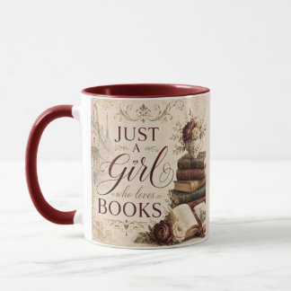 Caneca de Café Apenas uma Garota que Ama Livros