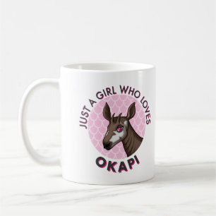 Caneca De Café Apenas uma garota que ama Okapi, Okapi Obsession L