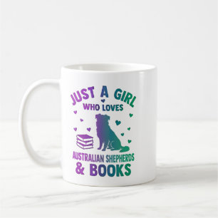 Caneca De Café Apenas uma garota que ama pastores australianos &