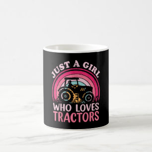Caneca De Café Apenas Uma Garota Que Ama Tratores