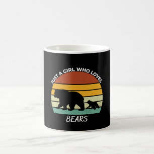 Caneca De Café Apenas uma garota que ama ursos