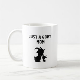 Caneca De Café Apenas Uma Mãe de Cabra Design Engraçado Amante de