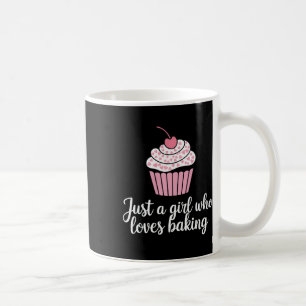 Caneca De Café Apenas Uma Menina Que Adora Fazer Cupcakes De Fama