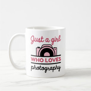 Caneca De Café Apenas Uma Menina Que Adora Fotografia