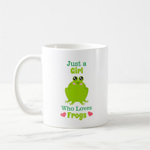 Caneca De Café Apenas Uma Menina Que Adora Sapos
