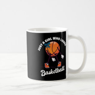 Caneca De Café Apenas Uma Menina Que Ama Bysketbyll - Garota Bysk