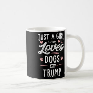 Caneca De Café Apenas Uma Menina Que Ama Cachorros E Doguete Com