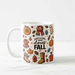 Caneca De Café Apenas Uma Menina Que Ama Cair
