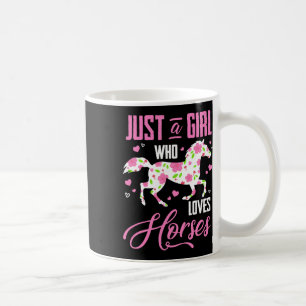 Caneca De Café Apenas Uma Menina Que Ama Cavalos Equestri